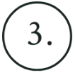 White Circle With Number 3
